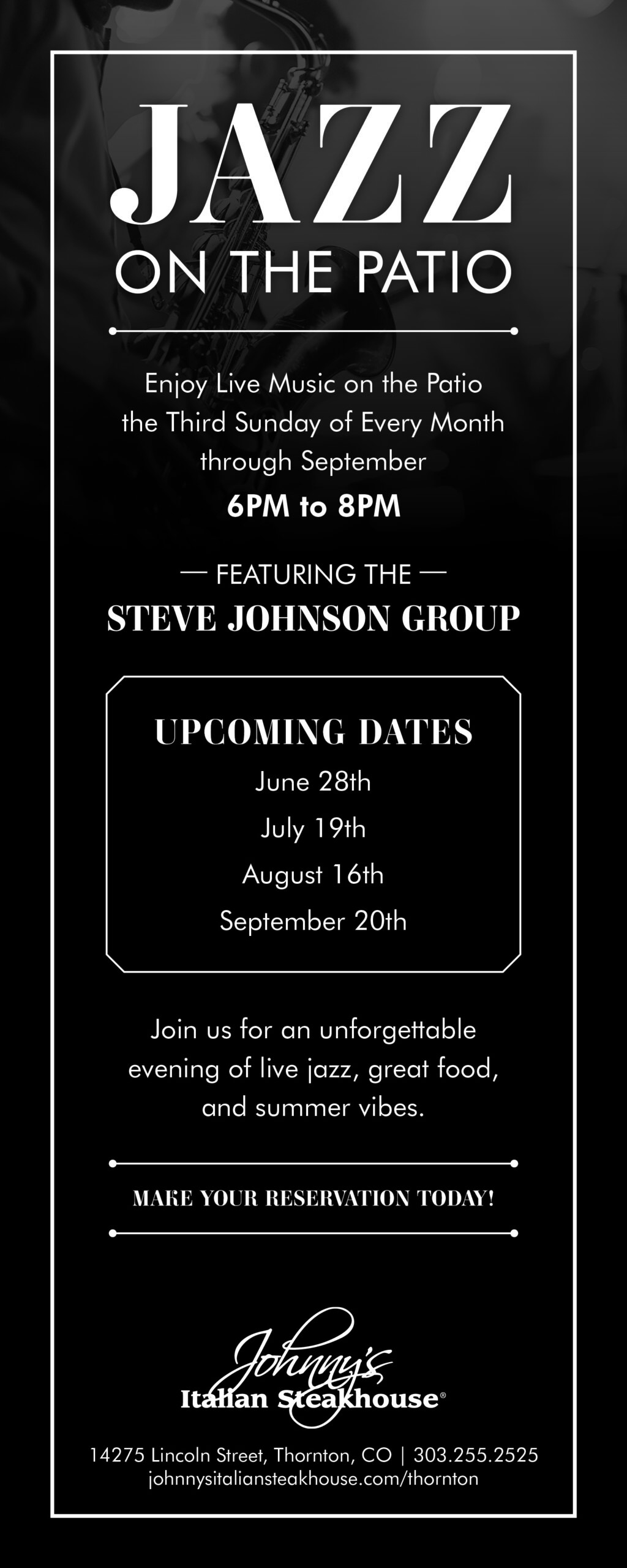 Jazz on the Patio - Thornton, CO