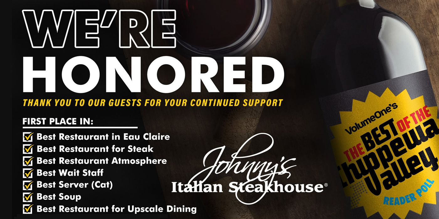 Johnny's Italian Steakhouse Eau Claire Best of the Chippewa Valley